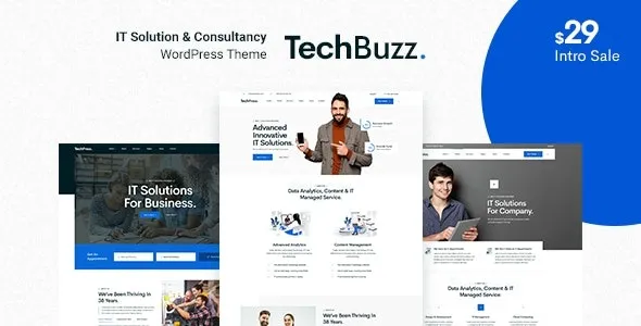 (v1.1.0) BngTech IT Solutions WordPress Theme Free Download