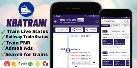Khatrain v1.0 – Indian Railway Android App Source Code