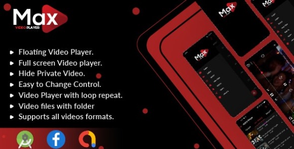 MAX Video Player v1.0 – Android Video Player With AdMob – All Format Video Player(Android 11 Supported) App Source Code