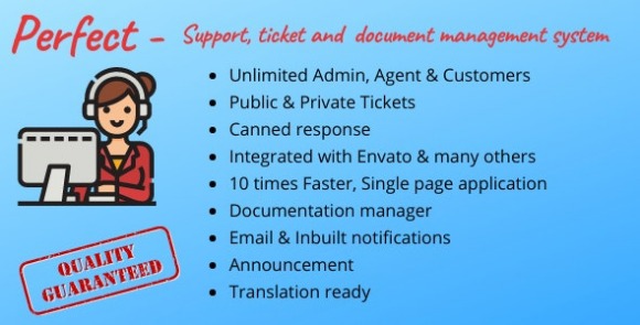 Perfect Support Ticketing & Document Management System v1.6 Nulled Script