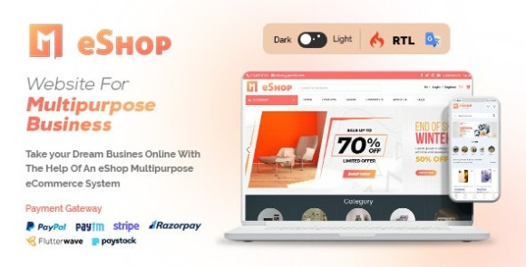 eShop Web v2.3.0 Nulled – Multi Vendor eCommerce Marketplace / CMS Script