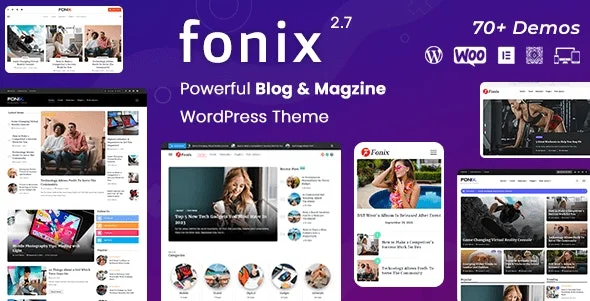 Fonix (v2.7 Nulled) Newspaper & Magazine WordPress Theme